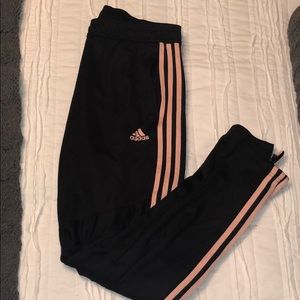 Adidas|| Pants with pink stripes